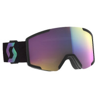 Маска Scott Shield Goggle + Extra Lens black/aurora green/enhancer teal chrome