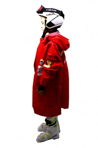 Плащ Vist Mass Aqua Raincoat Junior 140 RUS SKI TEAM true red IWIWIW (2023)