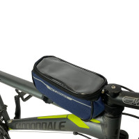 Велосумка на раму велосипеда с держателем для телефона Vitokin синяя