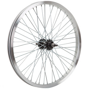 Колесо 20&quot; заднее для BMX, дв. алюм. обод 48 отв., втулка SF-A45R сталь., гайка 10мм ось, нас. подш. 