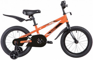 Велосипед NOVATRACK JUSTER 16&quot; оранжевый (2020) 