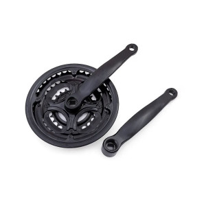 Система ACME 00-170125 пер. 7-8скор. сталь 28/38/48 шатун 170мм с пластик защитой, черная 