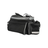 Сумка AUTHOR 8-15000000 на багажник A-N216 с плеч. ремнем V=7-9л 28 x14 x17см (20) черная