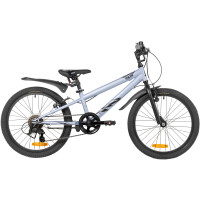 Велосипед Novatrack Racer 20" серый (2026) Велосипед Novatrack Racer 20" серый (2026)
