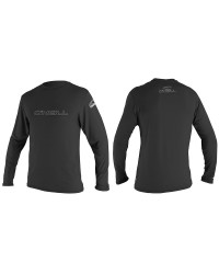 Гидромайка мужская длинный рукав O'Neill BASIC SKINS L/S SUN SHIRT black (2020)