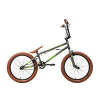 Велосипед Stark Madness BMX 2 графит/зеленый неон/песочный рама: 20.5" (2025)