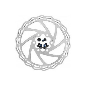 Торм. диск ALHONGA 6-171406 (ротор) для диск. тормоза HJ-DXR1406 140мм+6болтов нерж. сталь серебр. 