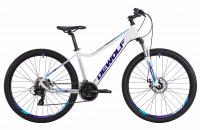 Велосипед Dewolf TRX 10 W 27.5" белый/светло-голубой/пурпур Рама: 18" (2021)