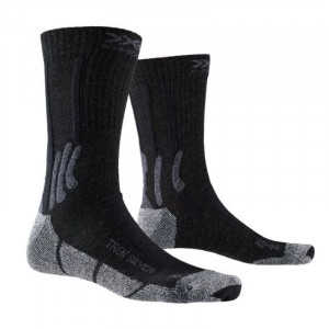 Носки X-Socks Trek Silver Women Opal Black/Dolomite Grey Melange 