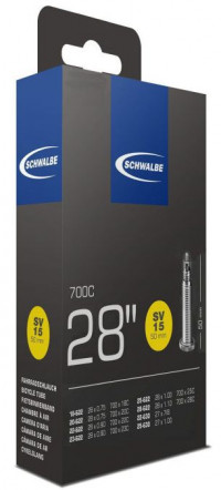 Велокамера 28"/700 Schwalbe SV15 28-0.75-1.10 18/28-622/630 IB 50mm (05-10400083) Велокамера 28"/700 Schwalbe SV15 28-0.75-1.10 18/28-622/630 IB 50mm (05-10400083)