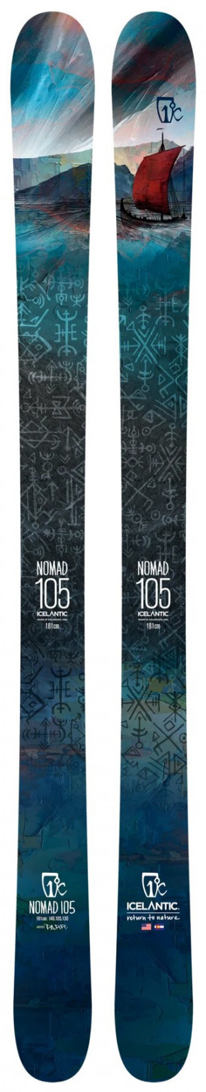 Горные лыжи Icelantic Nomad 105 (2021) 