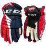 Перчатки CCM JetSpeed FT4 Pro SR navy/red//white - Перчатки CCM JetSpeed FT4 Pro SR navy/red//white