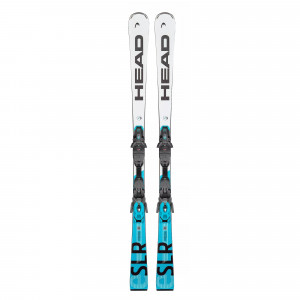 Горные лыжи Head e.SLR LYT-PR + крепления PR 11 GW Brake 78 [G] white/black/speed blue (2024) 