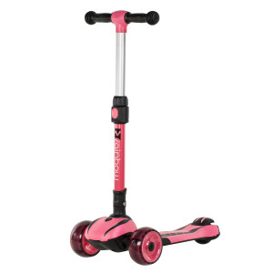 Самокат-кикборд Novatrack RainBow Pro розовый (2025) 