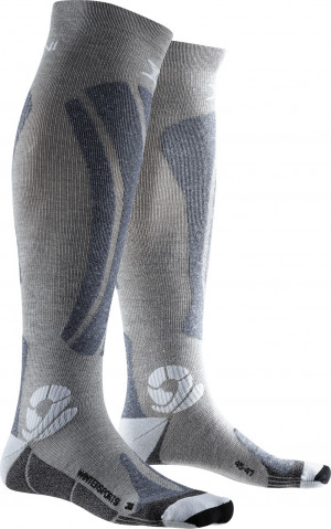 Носки мужские X-Socks Apani Wintersports black/grey/white 