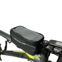 Велосумка на раму велосипеда с держателем для телефона Vitokin черная