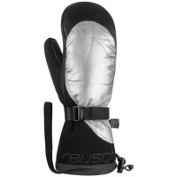 Варежки горнолыжные Reusch Yeta Mitten Black/Shiny Silver