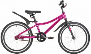 Велосипед Novatrack Prime 20&quot; алюминий розовый металлик (2020) 