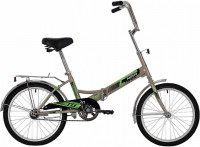 Велосипед NOVATRACK TG30 20" складной (2020) серый