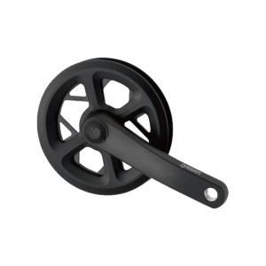 Система PROWHEEL A10XPP 00-180785 передняя 1скор. сталь 32зуб с двойной пластиковой защитой, шатун алюминий 152мм под квадрат, 1/2*1/8"*32T черная 