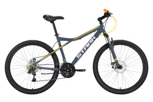 Велосипед Stark Slash 26.1 D серый/оранжевый Рама: 14.5&quot; (2022) 