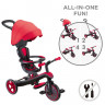 Трехколесный велосипед-беговел Globber Explorer Trike 4 in 1 New красный - Трехколесный велосипед-беговел Globber Explorer Trike 4 in 1 New красный