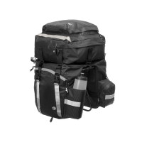 Сумка AUTHOR 8-15000025 "штаны" на багаж. Tourer "3в1"с плеч. ремнем V=40л водонепрониц. черная