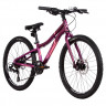 Велосипед Novatrack Novara 6.D 24" фиолетовый рама: 10" (2025) - Велосипед Novatrack Novara 6.D 24" фиолетовый рама: 10" (2025)