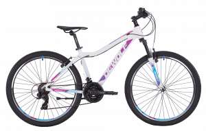 Велосипед Dewolf Ridly 10 W 26&quot; белый/светло-голубой/пурпур (2021) 