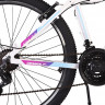 Велосипед Dewolf Ridly 10 W 26" белый/светло-голубой/пурпур (2021) - Велосипед Dewolf Ridly 10 W 26" белый/светло-голубой/пурпур (2021)