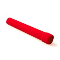 Ручка на клюшку ХОРС со структурой изоленты JR флюоресцентная красная