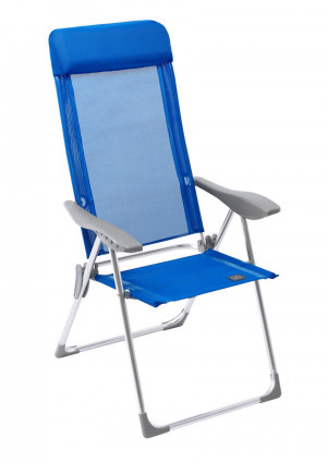 Складное кресло Gogarden Sunday 5 позиций синее (2020) 