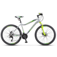 Велосипед Stels Miss-5000 D 26" V020 серебристый/салатовый рама: 18" (2020)
