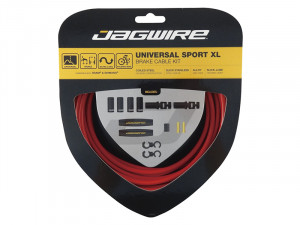 JAGWIRE Тросы с оболочками для тормозов длинные комплект Universal Sport Brake XL, красный 