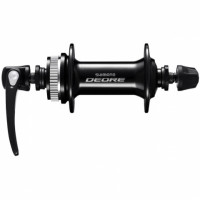 Втулка передняя Shimano Deore HB-M6000, 36 отверстий, крепление диска C.Lock, под эксцентрик, цвет черный.