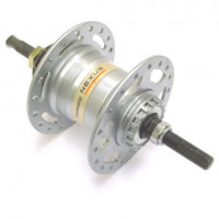 Втулка планетарная Shimano, 3R40, 36 отверстия, 3 скорости, с антикоррозийным покрытием, для роллерного тормоза, под гайки, 126.8x176.8мм(без штырька 86,85мм)