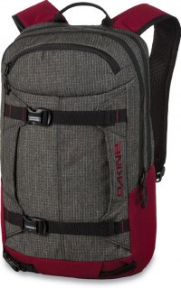 Сноуборд рюкзак Dakine Mission Pro 18L Willamette (серый с бордовым)