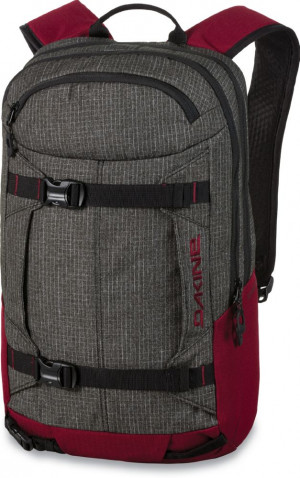 Сноуборд рюкзак Dakine Mission Pro 18L Willamette (серый с бордовым) 