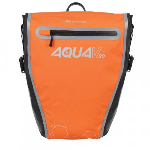 Велосумка Oxford Aqua V 20 Single QR Pannier Bag Orange/Black 