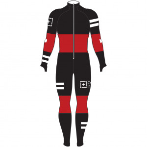 Спусковой комбинезон One More 811 Race Suit with Protections black/red/white 0X811EW-99CA 