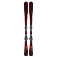 Горные лыжи Head e-Total Joy SW SLR Pro + креп. Protector SLR 11 GW Brake 90 [N] burg. red (2024)