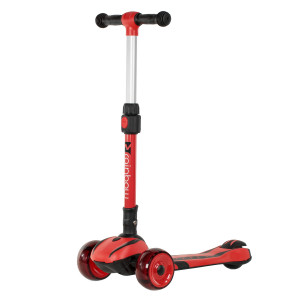 Самокат-кикборд Novatrack RainBow Pro красный (2025) 