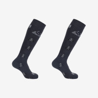 Носки Salomon Team JR 2-Pack black/black