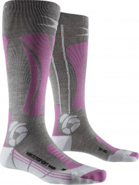 Носки женские X-Socks Apani Wintersports black/grey/magnolia (2021)