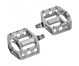 Педали WELLGO MG-1_GRY DH, BMX, MG-1, магниевый корпус, промышленный подшипник. ось cr-mo, съемные шипы, серый 