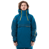 Куртка-анорак Dragonfly Uktus Man dark ocean/yellow