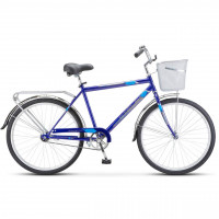 Велосипед Stels Navigator-200 С 26" Z012 (м) (корзина внутри) синий рама: 19" (2025)