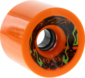 Колеса Gravity Blazer 83a 70mm Orange Longboard Skateboard Wheels с подшипниками (Set of 4) 