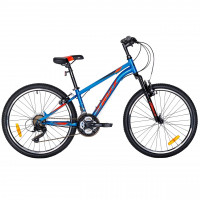 Велосипед Foxx Aztec 24" синий рама 12" (2024)