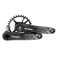 Шатуны Sram SX Eagle, 11/12 ск., звезда 30T, 170 мм, Al Eagle, Dub, черные, без каретки